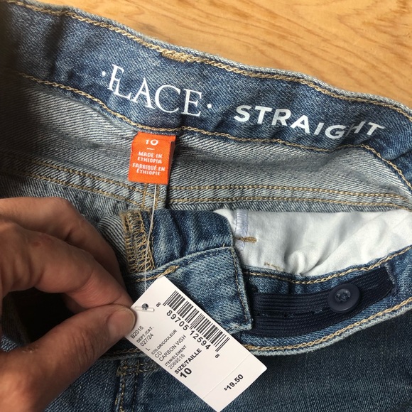 Boys Children’s Place Straight Leg jeans sz 10 NWT - Picture 2 of 7